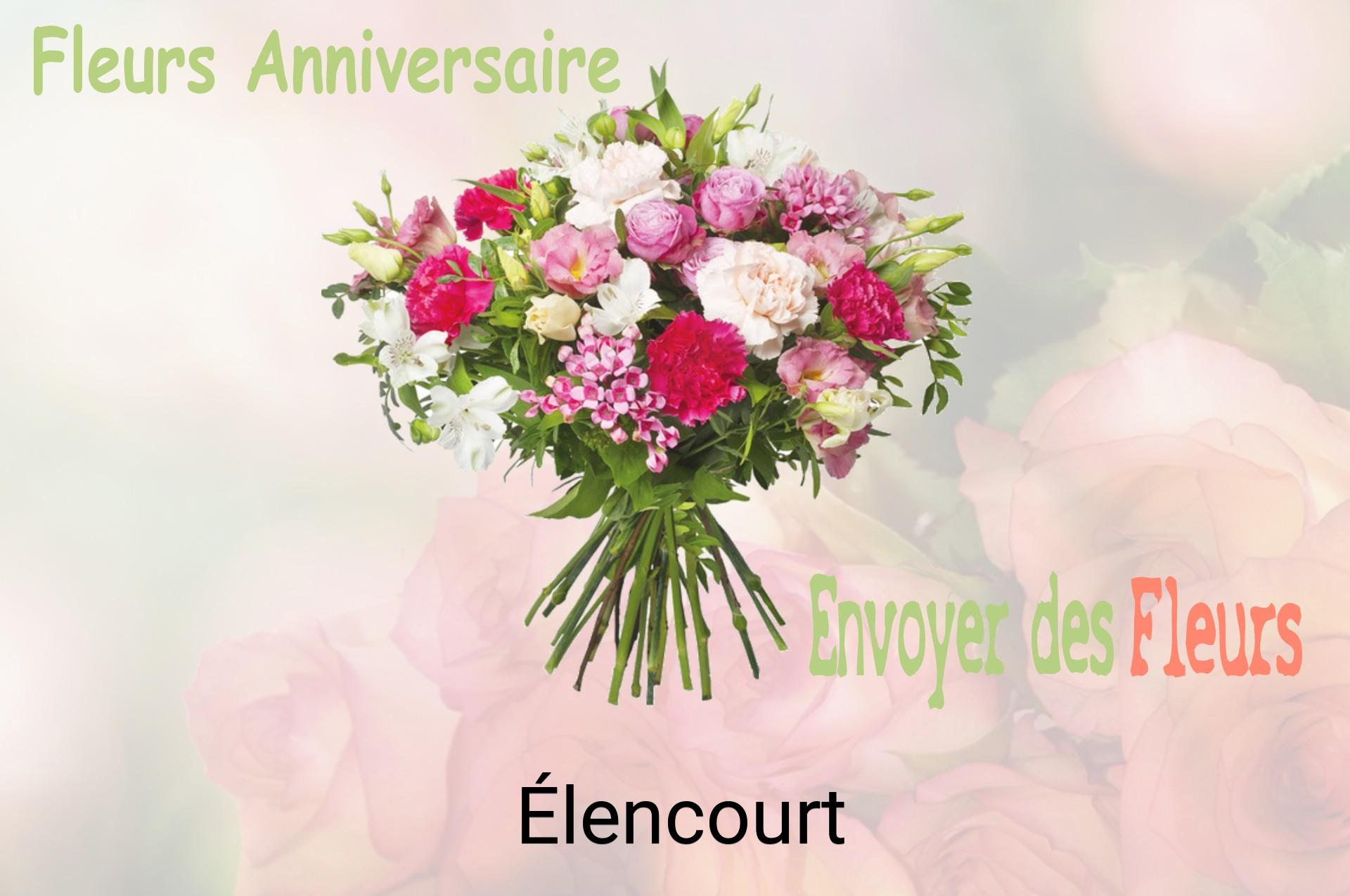 Bouquet de fleurs d’anniversaire livré à Élencourt